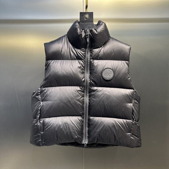 Canada Goose Black Puff Down Vest - Picture 1 of 9